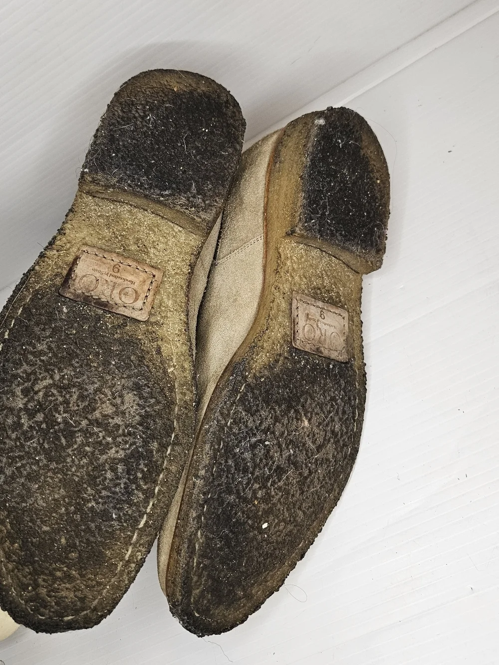 Oro Los Angeles Alicante Crepe Chelsea Boots Size 9